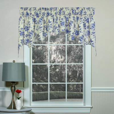 Ornement floral traditionnel en coton Silverdale Porcelain Empress