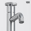 Lavabo de salle de bain rectangulaire en béton avec robinet H 12 po L 18 po x l 13 po x H 4 po Dunn Duomo