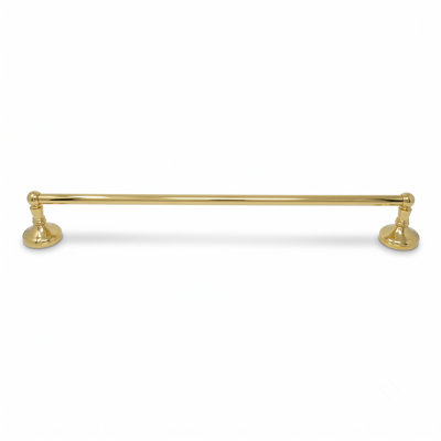Sacramento Vintage Style Wall Mount Towel Bar with Escutcheons/Brackets and Screws by Strom Living