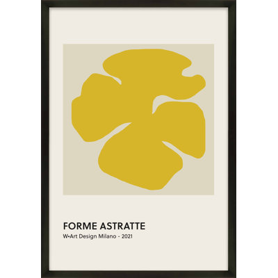 Deryn "Forme Astratte Yellow" Print