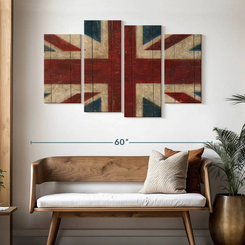 Borges Union Jack, H 32 po x l 52 po