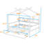 House Bed With Drawers And Shelves-991578873