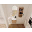 Meuble-lavabo avec lavabo et support de rangement pour petite salle de bain