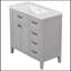 Meuble-lavabo simple avec plateau 35,98 po Savitt-1082462850