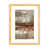 Toile avec cadre en bois beige n'est pas disponible