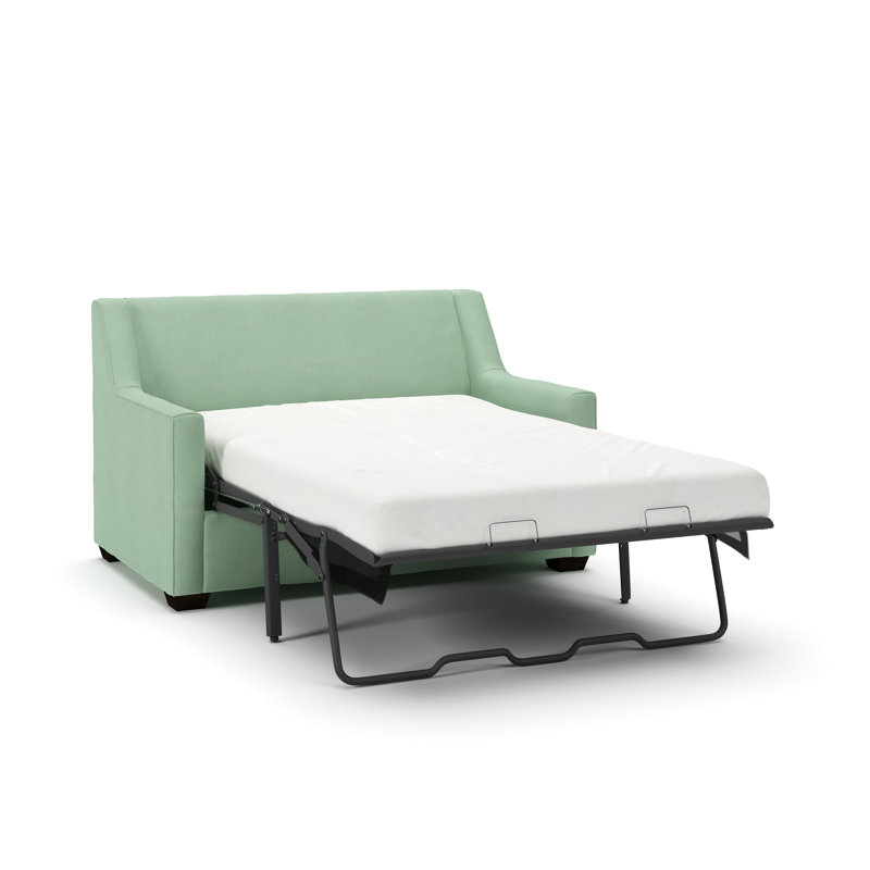 Gemi Upholstered 56.5'' Sofa, Bayou Spray Canvas