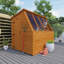 Solid Wood Shiplap Pent Garden Shed-121728309