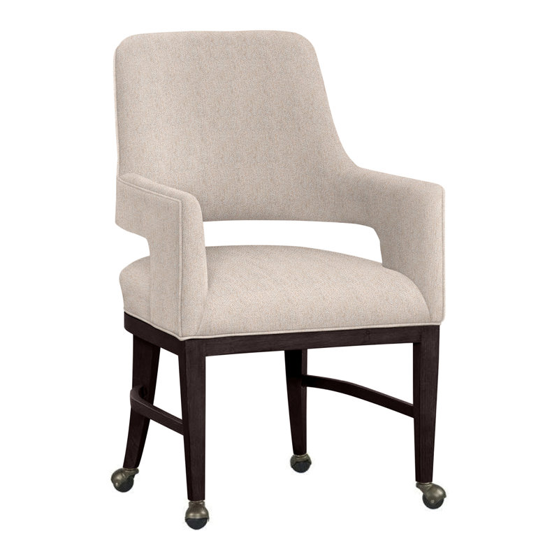 Chaise avec accoudoirs Josie, Perigold améliorer le stuc, Espresso