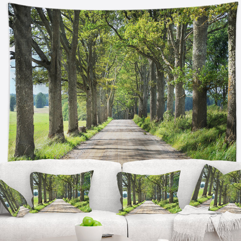 Tapisserie Old Road Through Alley, H 32 po x l 39 po