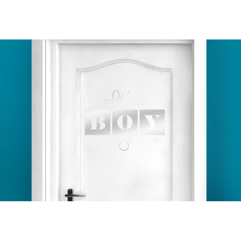 Wall Decal, Shiny Silver