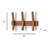 Algarin Solid Wood 3 - Hook Wall Mounted Coat Rack-1832121587