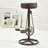 Singh Upholstered Counter Stool with Metal Frame