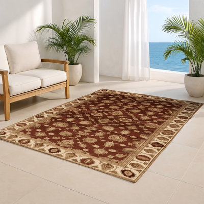 Turkish Brown Indoor and Outdoor Area Rug