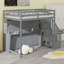 Lit escamotable peu encombrant avec modes lit mezzanine
