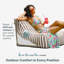 Ponce Outdoor Medium Bean Bag Chair-14415325