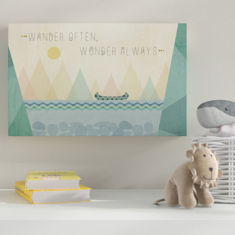 «Outdoor Geo I», art sur toile, 16 po x 24 po, Toile tendue