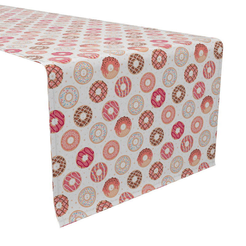 Rectangular Geometric Cotton Table Runner