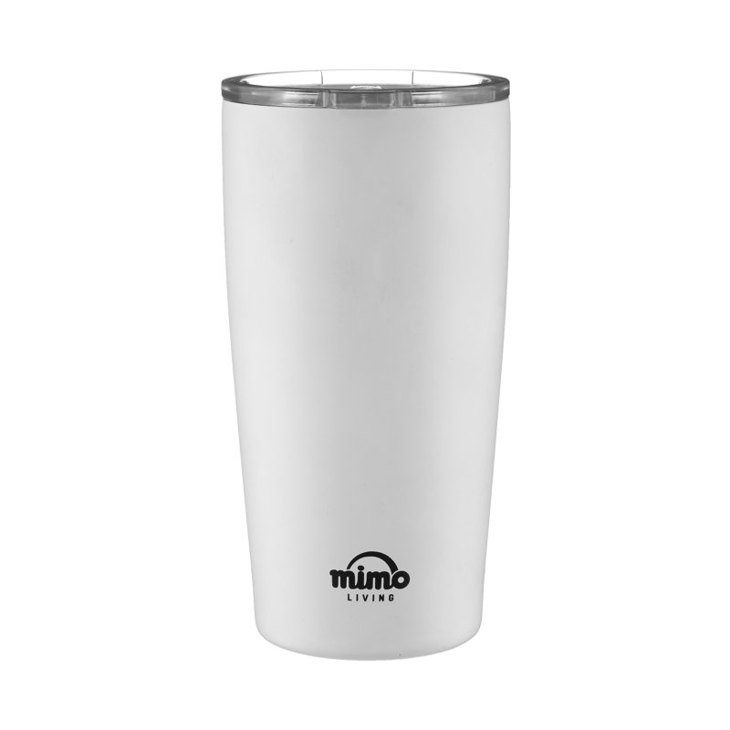 Symple Stuff Stainless Steel Travel Mug, White