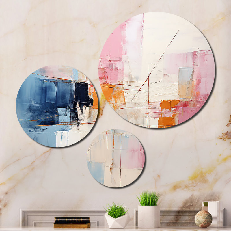 Abstract Wall Decor on Metal