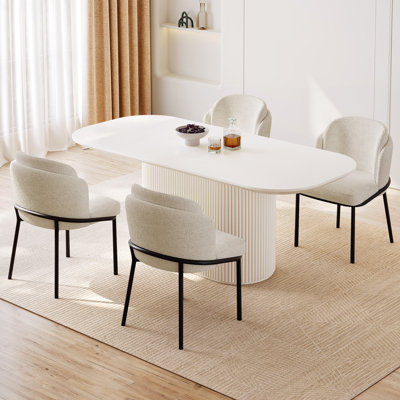 Ensemble de 4 chaises de salle à manger pour la cuisine et le salon