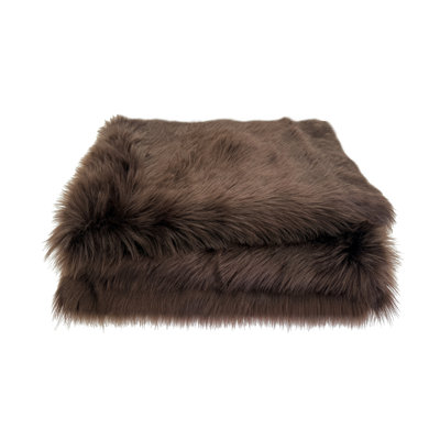 Premium Luxury Faux Sheepskin Fur Throw Blanket