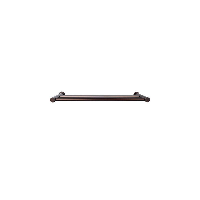 Hopewell Bath Double 19 1/2" Wall Mounted  Towel Bar, Oiled Rubbed Bronze