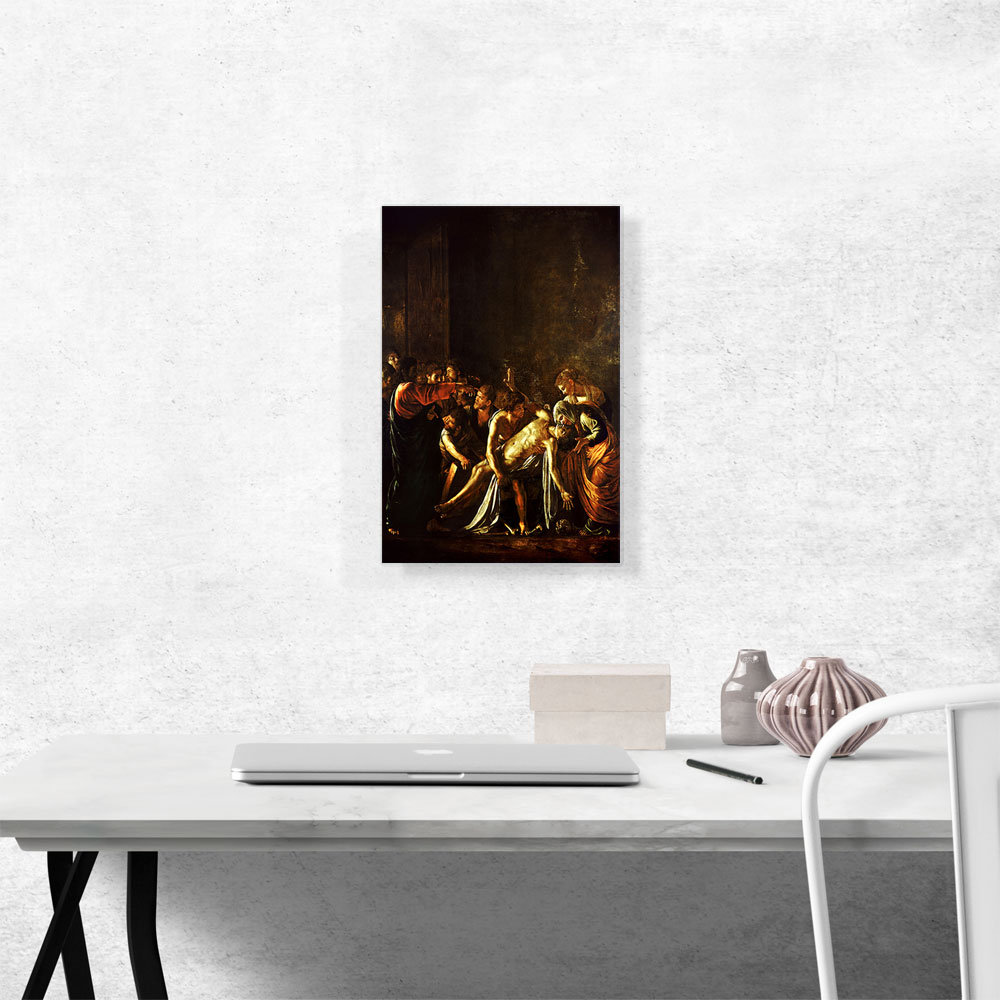 ARTCANVAS Resurrection Of Lazarus 1609 On Canvas by Caravaggio Painting ...