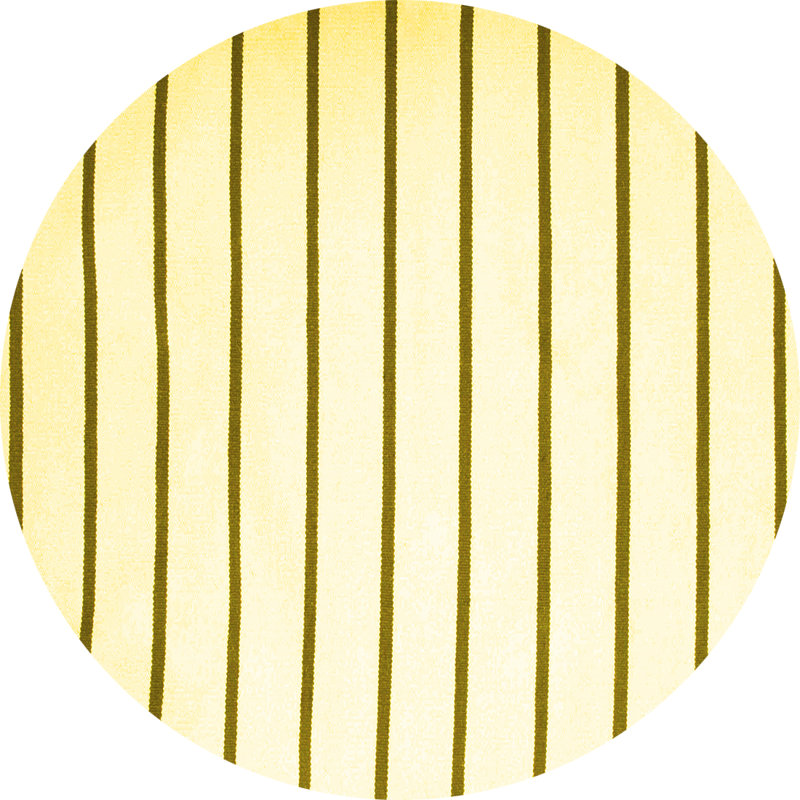Performance Striped Indoor Rug, Round 4'