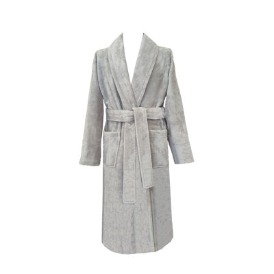 VELOUR CHÂLE - GRIS - L / XL - 350 g / m²