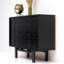 Buffet en bois massif noir