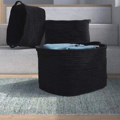 Wildon Home® Cotton Rope Decorative Basket
