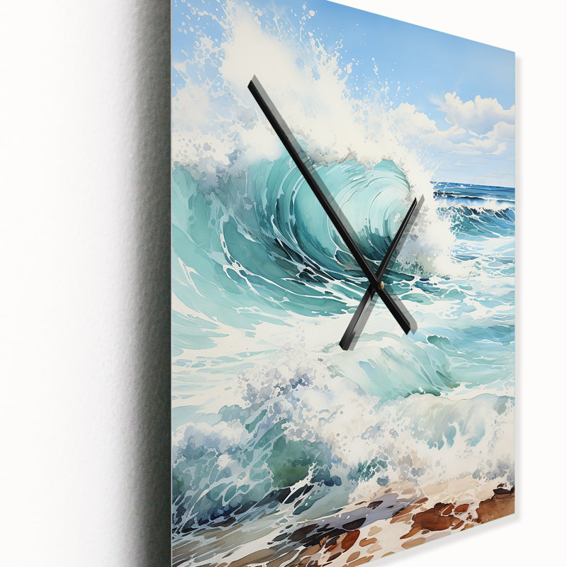Anabelia - Nautical & Beach Wall Clock, 32" H x 24" W x 1" D