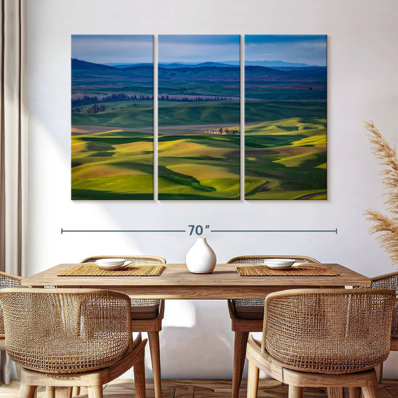 View From Steptoe Butte In The Palouse, 42" H x 65" W