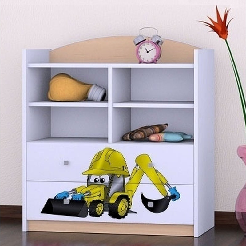 Ashlyn 96cm H X 86cm W Kids Cube, Bright Pear