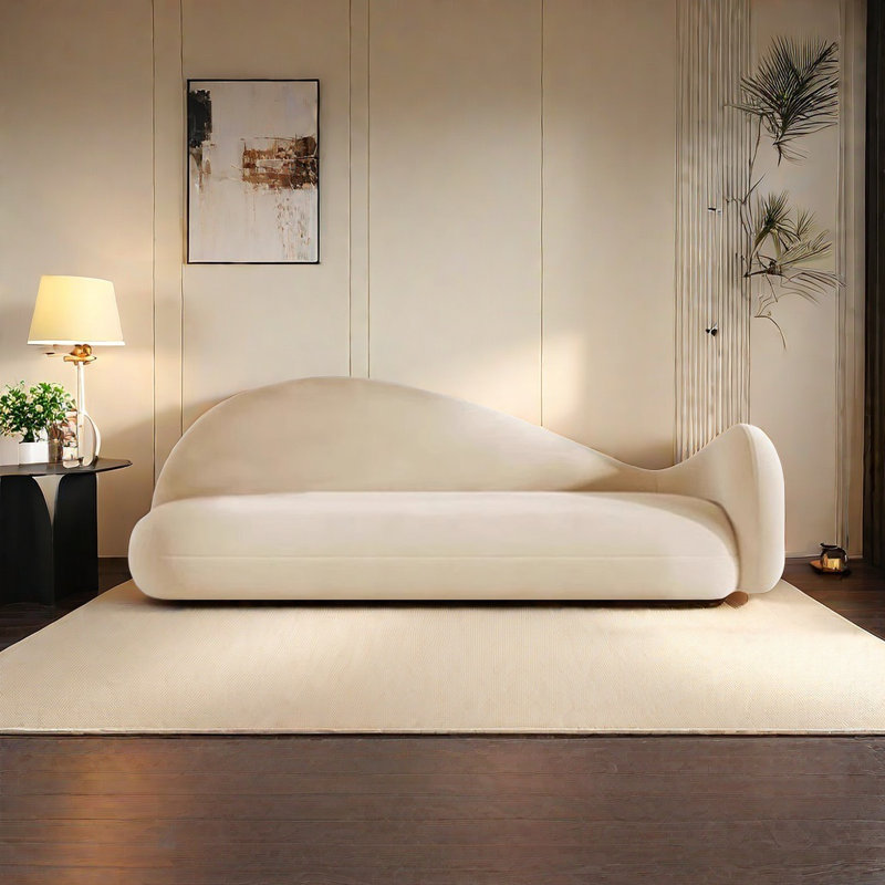 Comfortable soft sofa with solid wood frame, Right Hand Return