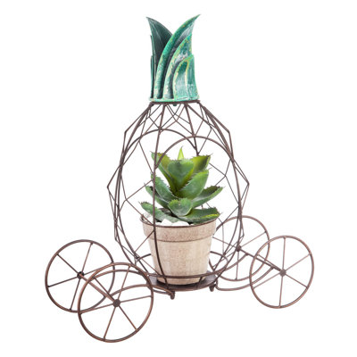 Metal Statue Planter
