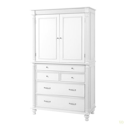 Grand garde-manger autoportant de 43,3 po x 20 po x 77,3 po avec 6 tablettes de porte, 2 tablettes réglables et 5 tiroirs