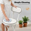 2 chaises hautes avec tabouret pliant-1076091770