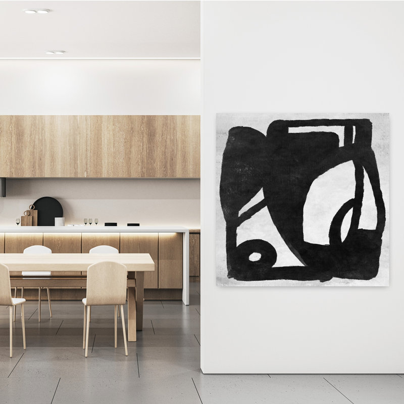 Art contemporain contemporain abstrait, H 48 po x l 48 po