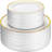 Gold Rim Party Supplies Kit for 100 Guests