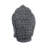 BUDDHA Head 42cm Grey Charcoal Effect