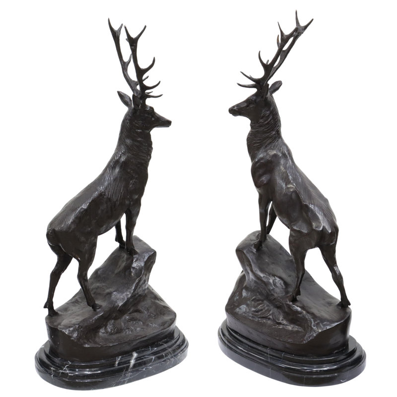 Ensemble de sculptures en bronze