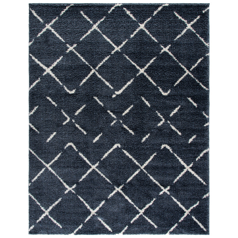 Arizona Shag Performance Abstract Indoor Rug, Rectangle 8' x 10'