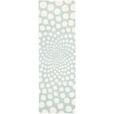 Candelo Soho Hand Tufted Wool And Viscose Polka Dots Rug
