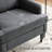 30" Accent Chair, Upholstered Armchair With Solid Legs-1419404918