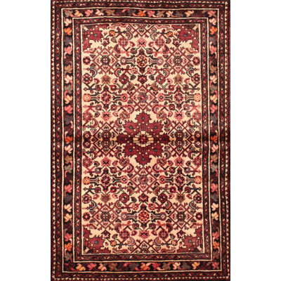Tapis traditionnel rouge / beige Collegiate