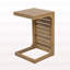 Table de bout en C brun