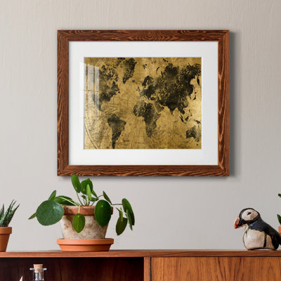 Golden Atlas - reproduction de cadre photo sur papier