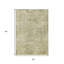 Tapis d'extérieur lavable abstrait sauge et beige 5 pi x 8 pi