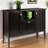 Erik Coffee-Finished Entryway Buffet Cabinet With  Plenty Of Space, 33.43" H X 45.83" W X 15.59" D